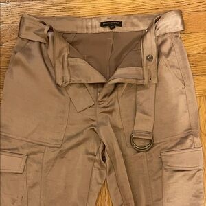 Banana Republic prado satin cargo pants size 8